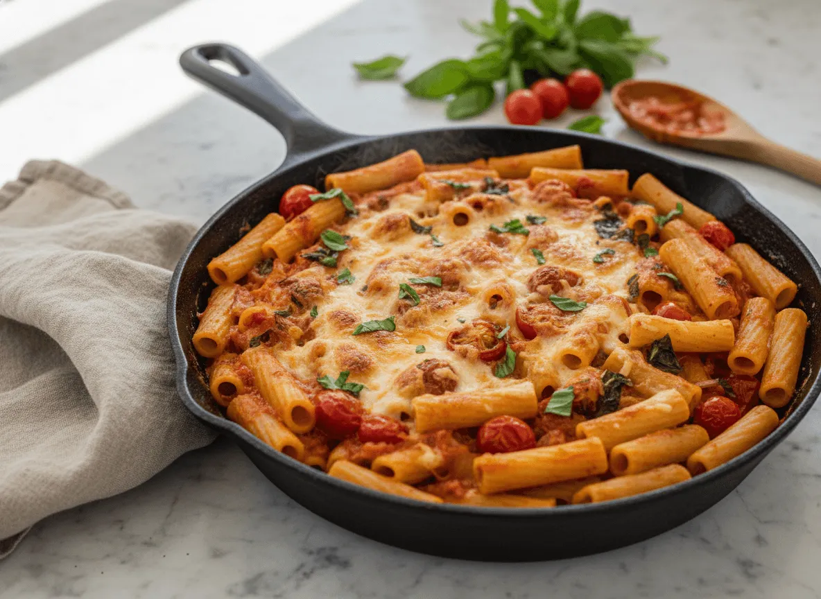 creamy-cherry-tomato-basil-pasta-bake