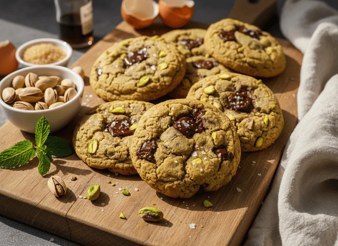 soft-pistachio-chocolate-chunk-cookies